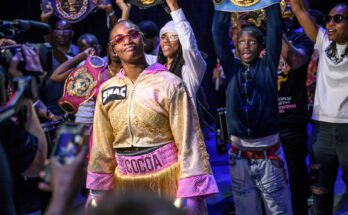"I'm the biggest now!" - Claressed Shields emits a fiery warning to the legend of boxing