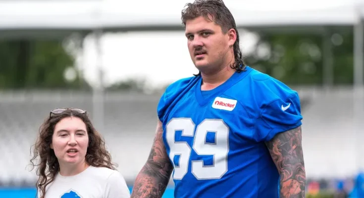 Biggest takeaways from Lions' first training camp practice: Who played guard, center? image